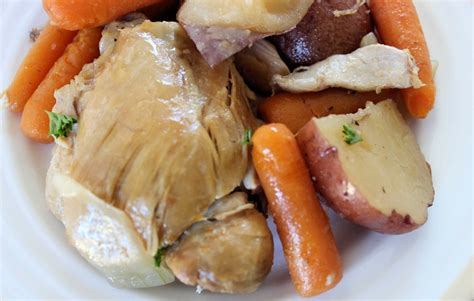 Slow Cooker Chicken Thighs With Potatoes And Carrots Mom