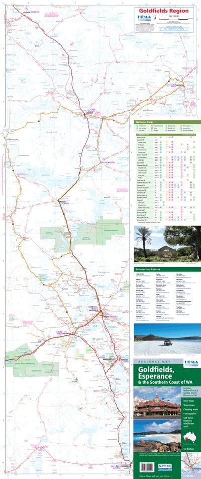 Hema Goldfields Region Map By Hema Maps Avenza Maps