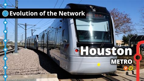 Houstons Light Rail Network Evolution Youtube