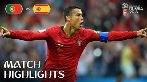 Portugal V Spain 2018 Fifa World Cup Match Highlights World Cup