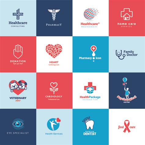 Creative Medical And Healthcare Logos Vector Set 02 Gooloc