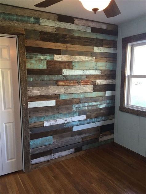 Creative Wood Pallet Ideas To Try Right Now 26 Wood Wall Bathroom