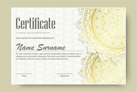 Islamic Certificate Vector Art Icons And Graphics For Free Download