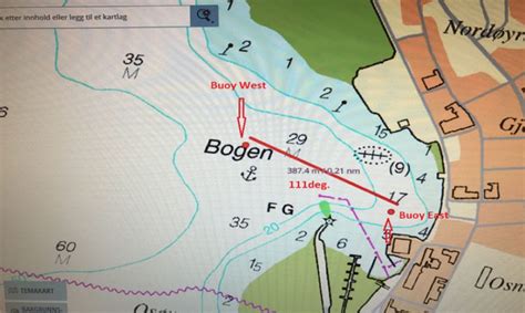 Mooring Chart Port Of Nordfjordeid