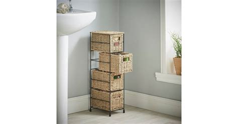Check them out here now! VonHaus 4 Tier Small Seagrass Basket Storage Tower Unit ...
