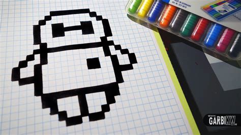 Handmade Pixel Art How To Draw Baymax From Big Hero 6 Pixelart
