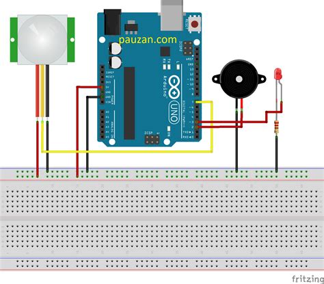 Skema Rangkaian Sensor Gerak Dengan Pir Dan Ic Ne555
