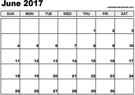Unique Blank June Calendar Printable Free Printable Calendar Monthly