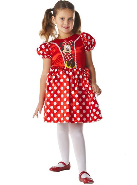 Disfraz De Minnie Mouse Classic Roja Para Niña Entrega 24h Funidelia