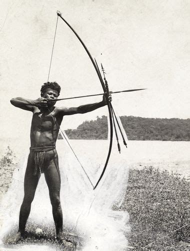 657251 A Negrito Stands With His Bow And Arrows Philippines Culture