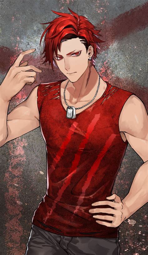 Pin By Nokoomis On ブラスター Red Hair Anime Guy Anime Boy Hair Anime