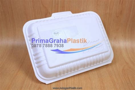 Home Box Plastik Pengganti Styrofoam Dengan Emboss Selamat