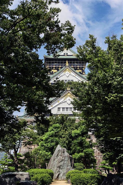 Unlike most of the rest of the castle grounds, the garden requires an admission fee. Osaka Castle Nishinomaru Garden Photograph by Rick Cooper ...