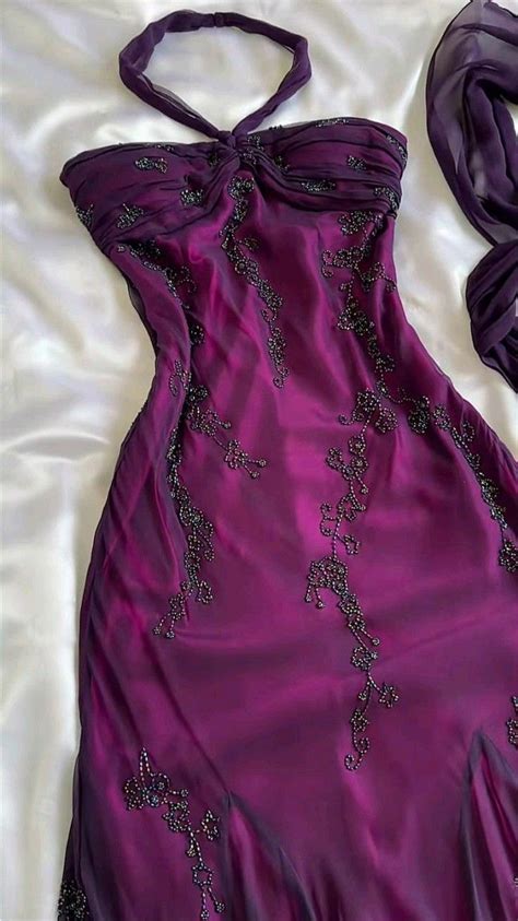 Halter Neck Beaded Purple Evening Prom Dress Gh2942 Girlhomeshops