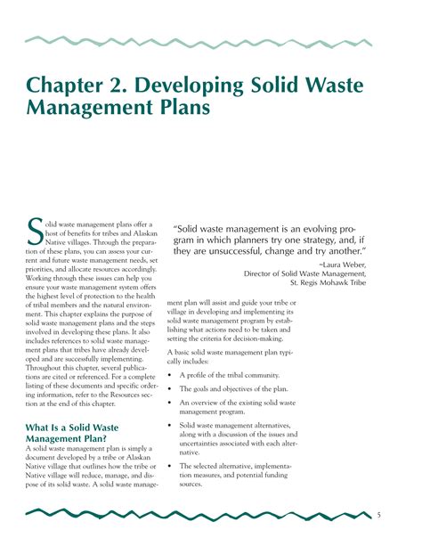 How To Write A Project On Waste Management