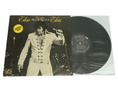 Lp Vinil Elvis Presley Thats The Way It Is 1977 Item De Música Vinil Usado 87291580 Enjoei