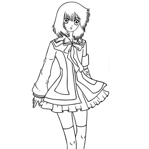 63 dessins de coloriage fille manga à imprimer sur LaGuerche.com  Page 3