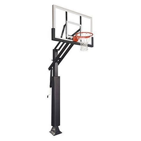 Game Changer In Ground Adjustable Basketball Goal Hoop With 60 Glass