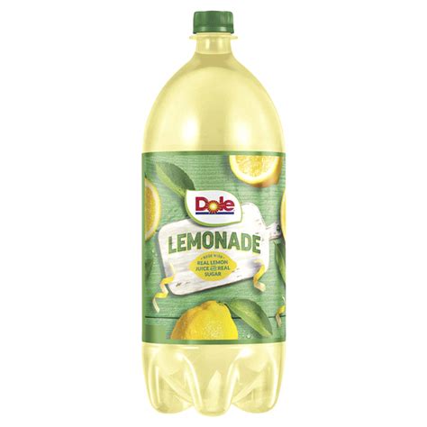 Dole Juice Drink Lemonade 2 Liter Bottle Lemon And Lime Meijer Grocery