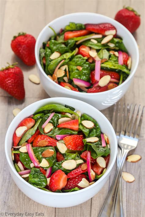 Strawberry Spinach Salad With Balsamic Dressing Everyday