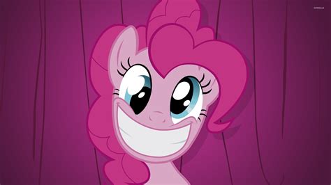 Pinkie Pie Smiling Close Up My Little Pony Wallpaper Cartoon