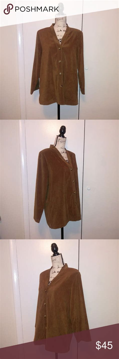 Orvis men canvas chore jacket leather collar size large. ORVIS Brown Four Button Fully Lined Blazer Jacket | Blazer ...