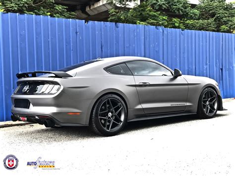 Ford Mustang On A Set Of Hre Performance Flowform Ff11 Wheels