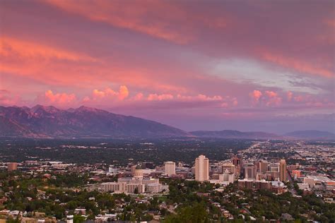 Salt Lake City Sunset Clint Losee Photography Gallery