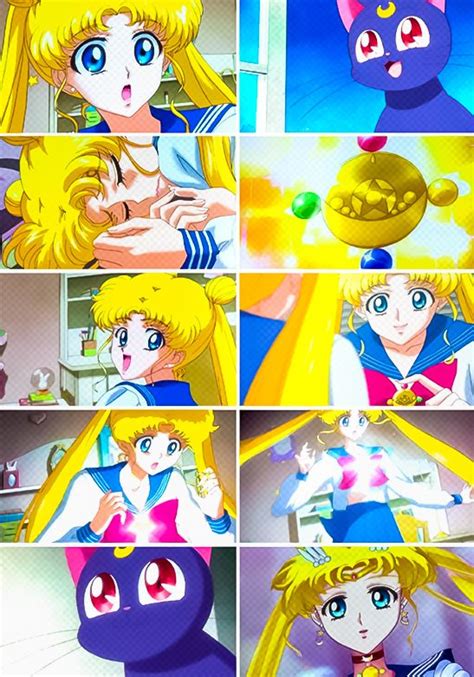 Sailor Moon Crystal Collage Usagi Tsukino Serena Tsukino Bunny