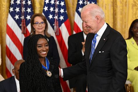 Simone Biles Honored With Presidential Medal Of Freedom Essence