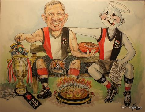A 50th Birthday Commission Cartoon By Ken Tregoning Redbubble