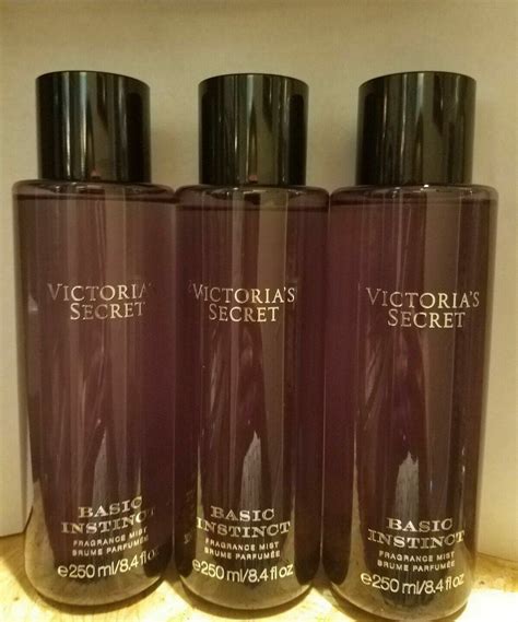3 Pc Victorias Secret Basic Instinct Fragrance Mistbody Spray 84 Oz