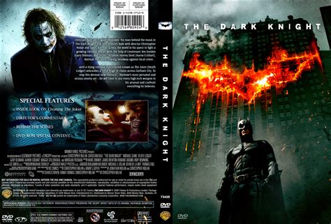 The Dark Knight 2008 Movie Poster And Dvd Cover Art