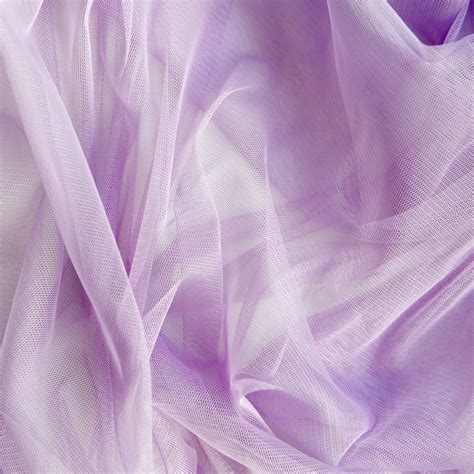 Soft Tulle Fabric 150cm Wide Lilac Pastel Purple On Trend Fabrics