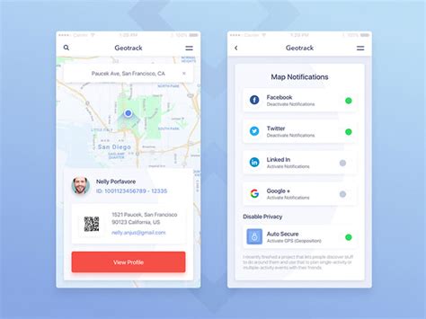 40 Excellent Mobile Map Ui Design Examples Bashooka