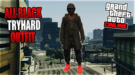 Gta 5 Online Dope Black N Red Modded Outfit Tutorial Using Clothing