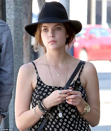 Ashley Benson Shows She Natural Beauty As She Wears A Flowing Frock And Oxford Flats To Go