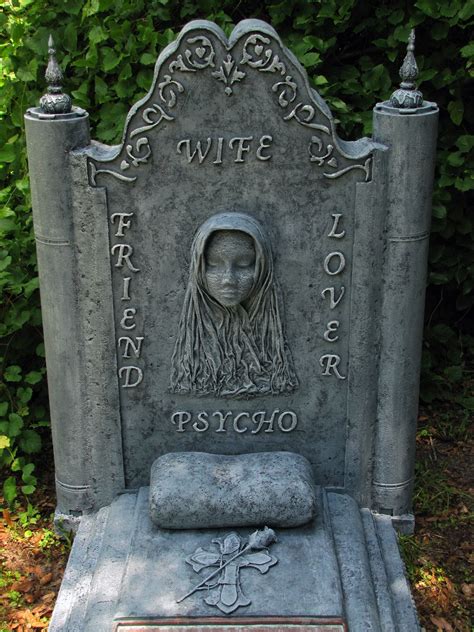 Wife Tombstone Cemetery Statues Unusual Headstones Cemetery Art