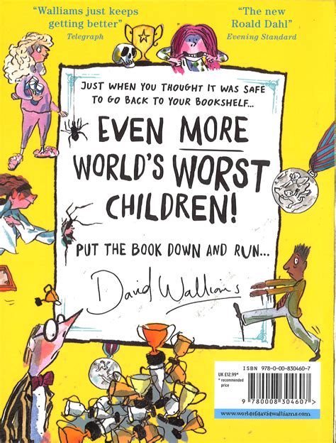 David Walliams The Worlds Worst Children 3 School Books Primary