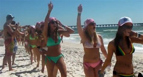 bikini parade 2012 guinness world record set in panama city beach video huffpost