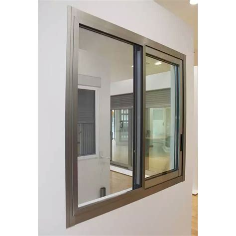 Horizontal Sliding Aluminum Alloy Double Glazing Customized Window