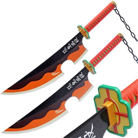 Buy Zisu Demon Slayer Sword About Inches Two Tengen Sword Included