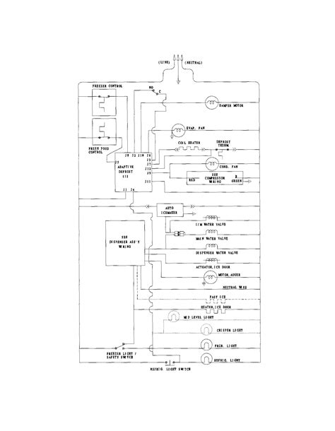 In an effort to convert a fridge freezer into something to age cheese (electronic temp and humidity control) i'm trying to understand the following circuit diagram. Frigidaire Ice Maker Wiring Diagram | Free Wiring Diagram