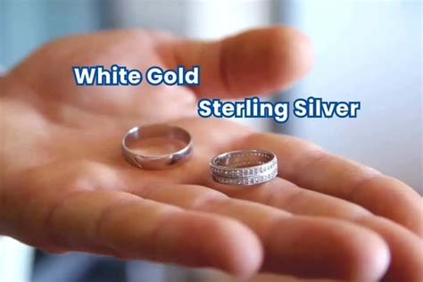 10k White Gold Vs Sterling Silver Which Metal Wins