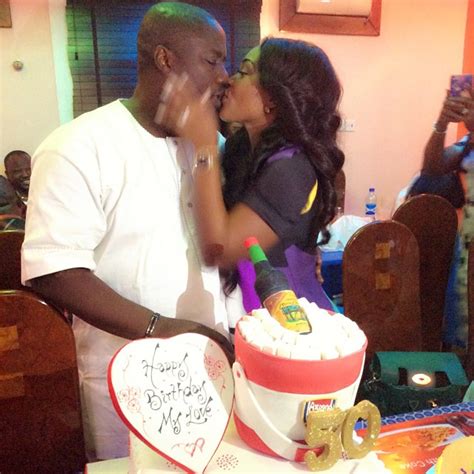Planning for birthdays can be really hard. The Cake Mercy Aigbe Got For Her Husband's 50th Birthday ...
