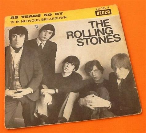 Vinyle 45 Tours The Rolling Stones As Tears Go By 1966 Rolling