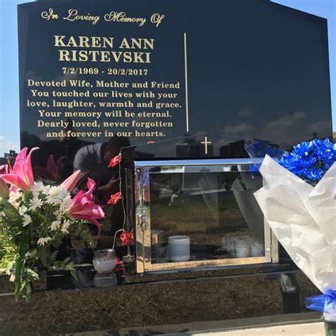 Karen Ristevski Husband Borce To Be Stripped Of Control Over Wife’s Grave Au