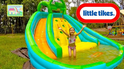Best Water Slide Little Tikes Biggest Slide Pool For Summer Kids