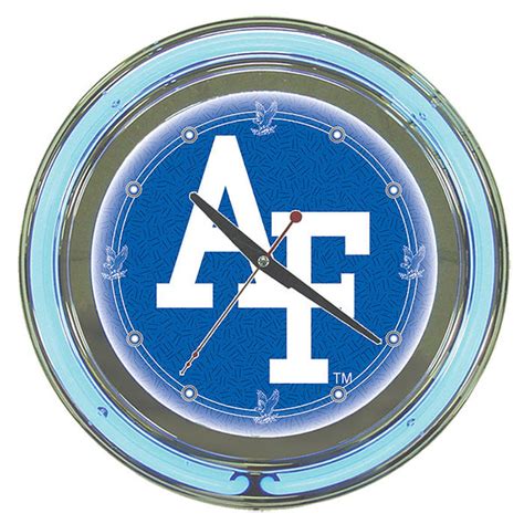 Trademark Commerce Clc1400 Af Air Force Neon Clock 14 Inch Diameter