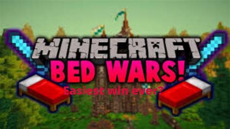 Easiest Minecraft Bedwars Win Youtube